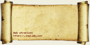 Jana Simonović vizit kartica